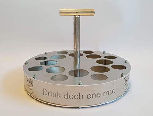 Kölsch-Schnapskranz mit Wunschtext aus Aluminium Kölschkranz Bierkranz