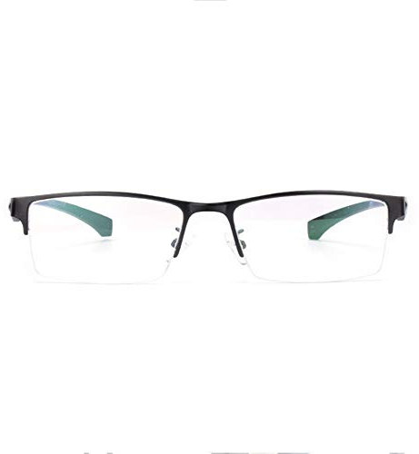 Lesebrille Progressive Multi-Fokus-Lesebrille, blockiert UV-Metallhalbrahmen weit und in der Nähe von zwei Verwendungszwecken für Damen und Herren