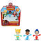 Mighty Express Kinderfiguren 3er Set - mit Gleisstück und Schranke, zur Ergänzung von Spielsets, ab 3 Jahren