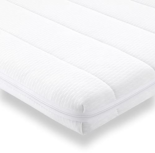 Mister Sandman Topper 80x200, Ergonomische Matratzenauflage, Kaltschaum Topper weich, Bequeme, atmungsaktive Matratzenauflage für alle Matratzenarten und Boxspringbetten, Topper Höhe ca. 5cm