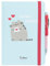 Grupo Erik: Quaderno e penna proiettore Pusheen Puurfect Love | Quaderno A5 con copertina rigida, penna proiettore e chiusura elastica, quaderno a righe 180 pagine, ideale come quaderno a5 pusheen