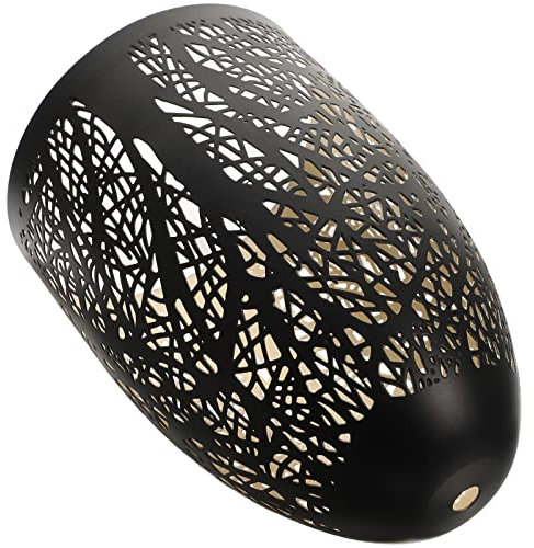 Mobestech Silver Wire Lamp Shades Metal Ceiling Lamp Shade Decorative Chandelier