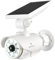 VeryFocal Solar Battery Powered Dummy Fake Camera for Outside with PIR Thermal Sensor Warning Light, IP66 Waterproof