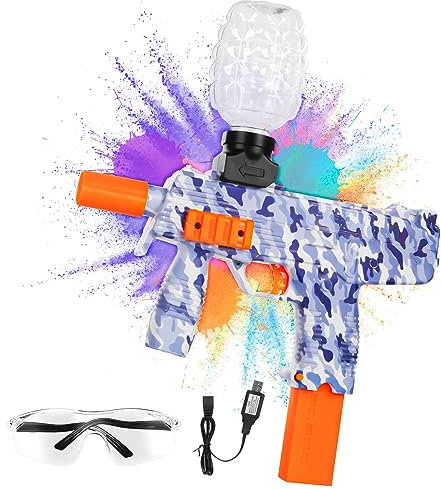 Gel Blaster, Dhapy Electric Gel Blasters with 30000 Rounds and Goggles, Outdoor Sports - Shooting Team Games Toys, Gifts For Teens Adults Aged 12+