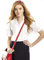 (Pack of 2) Girls School Blouse 3-18 Years Shirt Non Iron Revere Collar Open Collar Short Sleeve White