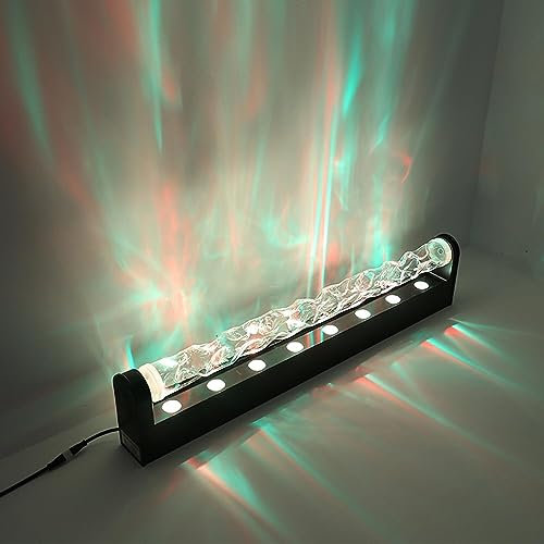 Lampe Stitch, Projecteur RGBW Ocean Wave, lumière à effet d'eau, éclairage ambiant for chambre à coucher, décoration de salle de jeux, projecteur de lumière romantique à changement de couleur, décorat