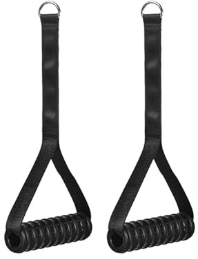 2 Stück Fitnesss Kabelzug Griffe, Latzug Griffe für Widerstandsbänder Kabelzugstation Kraftturm, Übung