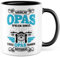 Tasse Opa Motorrad Geschenk, Manche Opas spielen Bingo…coole Opas fahren Motorrad Geschenkidee Großvater Kaffeetasse mit Spruch lustig Kaffee-Becher Motorrad Bike Biker Großeltern (Opa Motorrad)