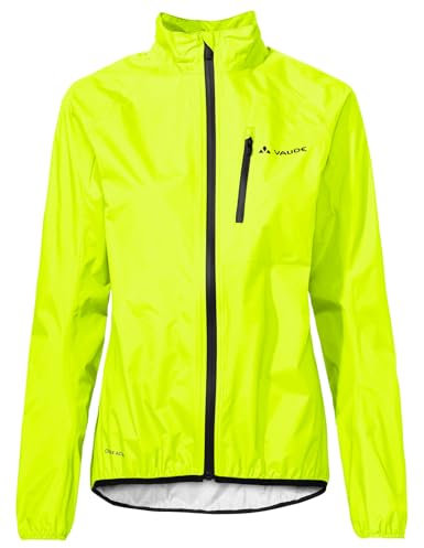 Vaude Regenjacke Women‘s Drop Jacket III, leichte Regenjacke atmungsaktiv & wasserdicht für Damen, ideal als Windbreaker für Outdooraktivitäten, zusammenrollbar