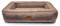 Lepuspet Rio Orthopedic Hundebett, Waschbar, rutschfest Hundekorb mit Memory Visco-Kissen für Winter und Sommer, ideal für große Hunde bis 35 kg (L 100x70x17 cm), braun