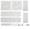 Wireless Router Rack, Wohnzimmer Wall-mounted WiFi Storage Box, for Storage of Wires, Routers(C)