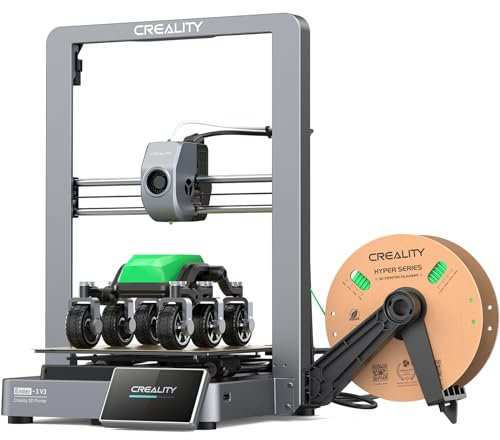 Creality Ender 3 V3 3D Drucker, 600 mm/s schnelle Geschwindigkeit mit Ganzmetallkonstruktion, Neuer CoreXZ mit Dual-Gear-Direktextruder, Auto-Nivellierung DIY 3D Printer 220×220×250mm