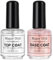 Major Dijit Set di smalti ad asciugatura rapida: Base, Top Coat, 15ml/0.5oz, Lucentezza elevata, lunga durata, asciugatura all'aria, non gel, perfetto per la manicure a casa