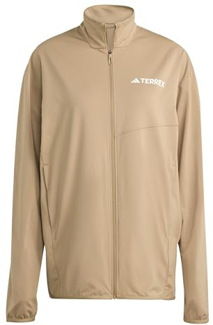 adidas Herren Terrex Multi Climawarm Full Zip Tech Fleece Jacket, Cardboard, M