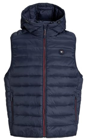JACK & JONES Herren Jjebradley Light Bodywarmer Hood Jjebradley Light Bodywarmer Hood (1er Pack)