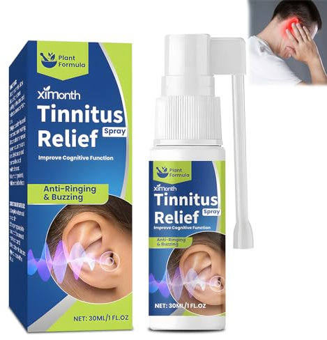 Tinnitus Relief Spray, Spray für Tinnitus, Ohrenschmalz-Tinnitus Relief for Ringing Ears, Ihre Ohren zu Reinigen, 30ML