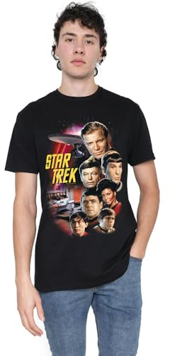 Star Trek St Original The Classic Crew Unisex T Shirt, Black, XX-Large