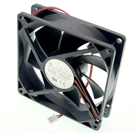 HWEIH TD9025XS DC 12V 0.08A Ventilateur de refroidissement for 9025 9CM 90x90x25mm 2 broches 2 fils ventilateur de refroidissement silencieux