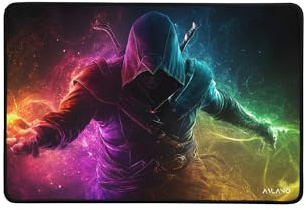 avlano Neon Assassin Creed, Gaming Maus- & Tastaturmatte - 30.5 x 45.7cm