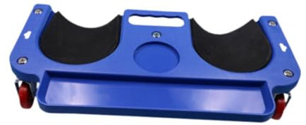 Genouillères roulantes avec plateau à outils avec 5 roulettes pivotantes robustes pour atelier, bricolage, réparation automobile à domicile