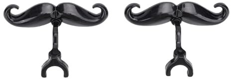 2 PCs Plastik -Messinginstrument -Schnurrbart Lustige Posaune Klemme auf Euphonium -Mundstück Schnurrbart für Bandpraktiken Bringt Jungen Musikern Spaß Spaß