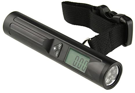 Tragbare Gepäckskala Für W/Taschenlampe 40 Kg/ 10 G Elektronischer Digitaler Koffer Reisetasche Hanging Waage Skala Blue Bac