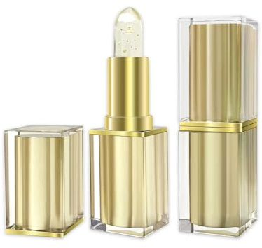Temperaturänderung Lippenstift, 24 Stunden Halt Gold Transparente Lip Balm, Wasserdichtes Langanhaltender Lipstick, Farbverändernde Lippenbalsam, Transfer Proof Colour Changing Lipsticks
