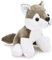Zappi Co Kinder Kuschelweiches Plüschtier - Perfekte kuschelige Spielgefährten für Kinder Geburtstage und besondere Anlässe(12-15cm) (Wolf)