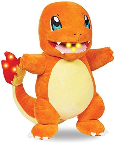 Pokémon PKW1814-25cm Feature Plüsch - Glumanda, offizielles Plüsch