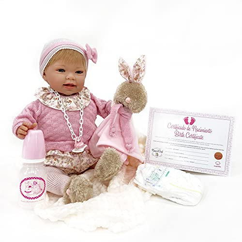 Nile Artisan Nines - Tita Reborn Puppe mit Zubehör R / 1035, Rose