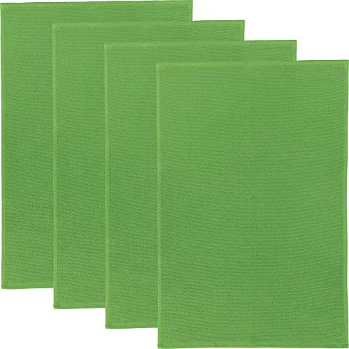 Erwin Müller Reinigungstuch, Putztuch, Multifunktionstuch 4er-Pack grün Größe 50x70 cm - saugstark, zum Putzen oder Staubwischen, robust und langlebig, mit Frottierseite