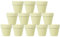 BELLE VOUS Cache-Pots de Fleurs en Céramique Blanc Cassé (Lot de 12) - D5 x H7,9 cm - Mini Cache Pot en Terre Cuite pour Plantes, Succulentes et Cactus - Pépinière, Artisanat et Décoration