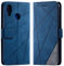 Vankii Cover per Huawei P20 Lite, Flip Caso Libro Premium Portafoglio Custodia in Pelle PU Magnetica,Custodia Pelle Sintetica TPU Silicone Antiurto,Funzione Supporto Slot Schede (Blu)
