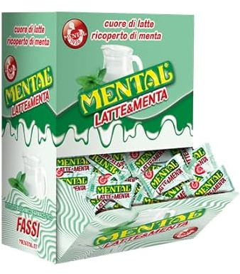 MENTAL - CONFETTI AL LATTE SENZA GLUTINE IN BUSTA DA 650 GR - GUSTI VARI (LATTE&MENTA)