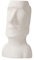 DAPERCI Heimdekoration Blumenvase, Pflanzgefäße, Blumentopf, Tischdekoration, Stängel, Knospenvase, menschliche Statuen for Zimmerpflanzen, Einrichtung, Partyküche, schwarz Statuen (Color : White)