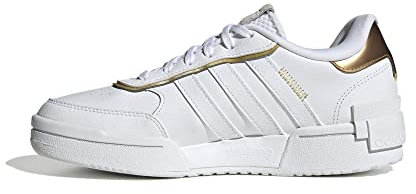 Adidas Damen Postmove SE Shoes Basketball-Schuhe, Cloud White/Cloud White/Matte Gold, 36 2/3 EU