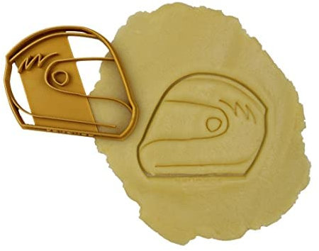 3DKOUPE - Ausstechform für Motorradhelm – Motiv Motorrad – Farbe wählbar