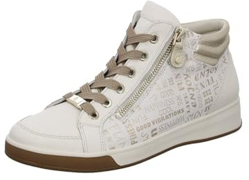 ara Damen ROM Sneaker, Cream,Platin, 41 EU
