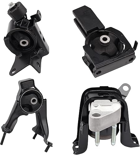 YBDDZH Engine Motor and Transmission Mount Kit Compatible with 2003-2008 Corolla 1.8L & 2003-2008 Matrix 1.8L & 2003-2008 Pontiac Vibe 1.8L Auto Transmission Repklace OE A4220 A4219 A4218 A4221 4pcs