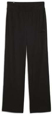 Puma Women's ESS Elevated High-Waist Straig Knitted Pants