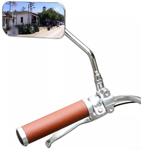 Getdoublerich 2pcs Retro Fahrradspiegel, Bruchsicher Vintage Fahrradspiegel Lenker Metall Fahrradspiegel Rückspiegel Cruiser Geeignet für Verschiedene Arten von Fahrrädern