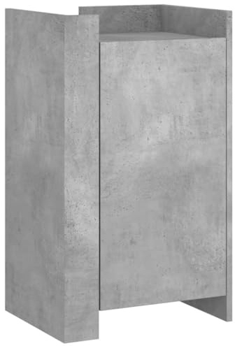 vidaXL Sideboard Concrete Grey 45x35x75 cm Engineered Wood