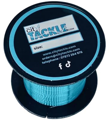 BestCity Fly Fishing Angelschnur, Fluorkohlenstoffbeschichtet, 100 m, Blau