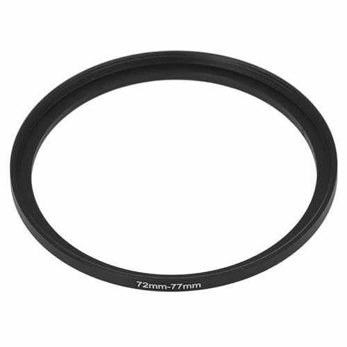 Step-Up-Ring-Adapter, Step-Up-Filterring, Step-Up-Ring aus Aluminiumlegierung für UV-CPL-ND-Nahkameraobjektive (49–52 Mm, 52–55 Mm, 55–58 Mm, 58–62 Mm, 62–67 Mm, 67–72 Mm, 72–77