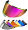 PSLER Visiera per Casco per K6 K6s, Visiera Colorata Accessori per Casco da Moto Ricambio per K6 K6s(Rosso Rosa Intenso)