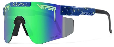 YKAIG Pit Viper Herren Damen Outdoor Sonnenbrillen Fahrradbrillen Sportbrillen UV400 Fahrradbrillen ohne Box(CC30)