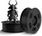 TECBEARS PLA Filament 1.75mm Schwarz, 2kg 3D Drucker Filament PLA, Filament 3d Druckmaterialien, Vakuumverpackung, Maßgenauigkeit +/- 0,02 mm, 2 Spulen,1kg pro Spule (2.2lbs) PLA Filament 3D-Druck