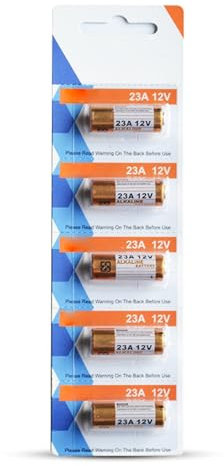 Pilas alcalinas de 12 V A23 de alta energía para juguetes para dispositivos de seguridad, control remoto, campanas de puerta, juguete y más, 5 unidades/20 unidades