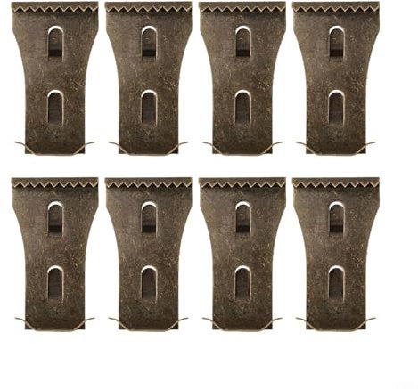 WIIYENA 8PCS Heavy Duty Hooks for Hanging on Brick Walls Secure Your Items with No Drilling Required, Supports Up to 30 lbs