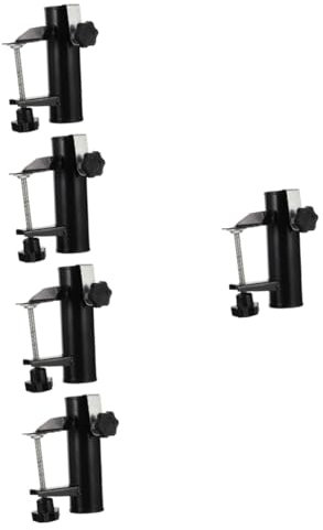 Toyvian 5piezas Soporte De Sombrilla para Mesa Abrazadera De Parasol para Exterior y Playa para Jardín y